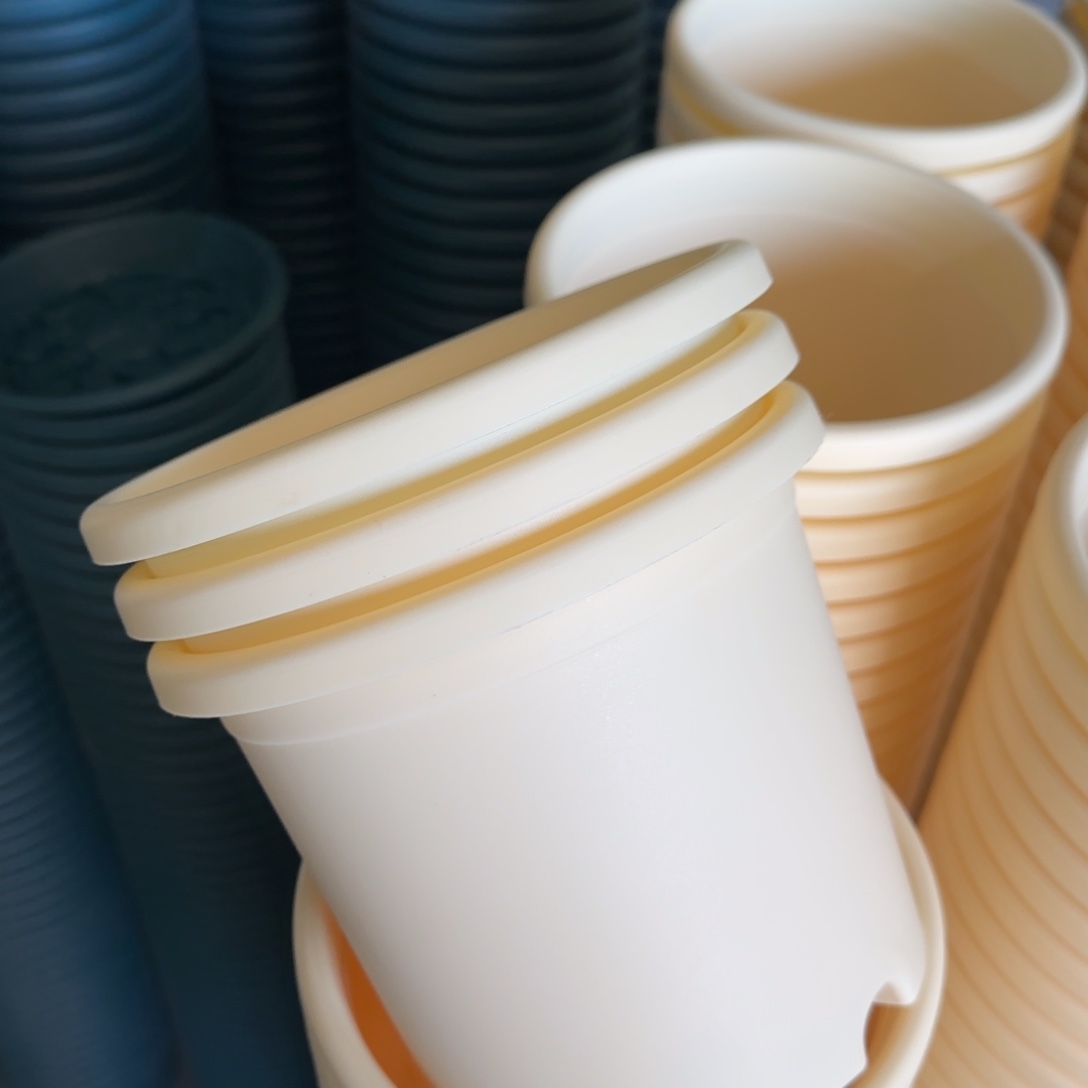 树脂四季盆2#无拖米黄微瑕12