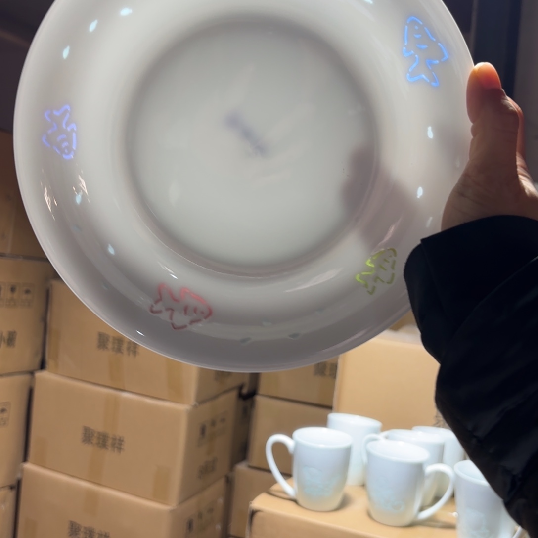 碗瓷景德镇陶瓷两只微瑕