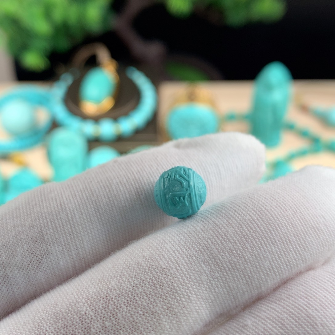 绿松石配珠卡9+未镶嵌