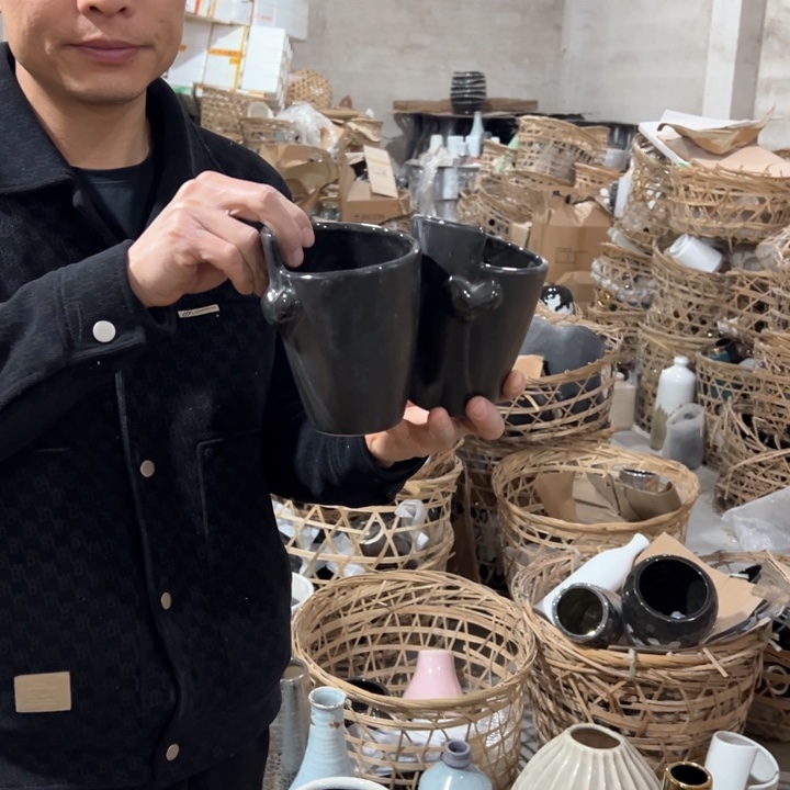 摆件高度16厘米口径10厘米微瑕捡漏