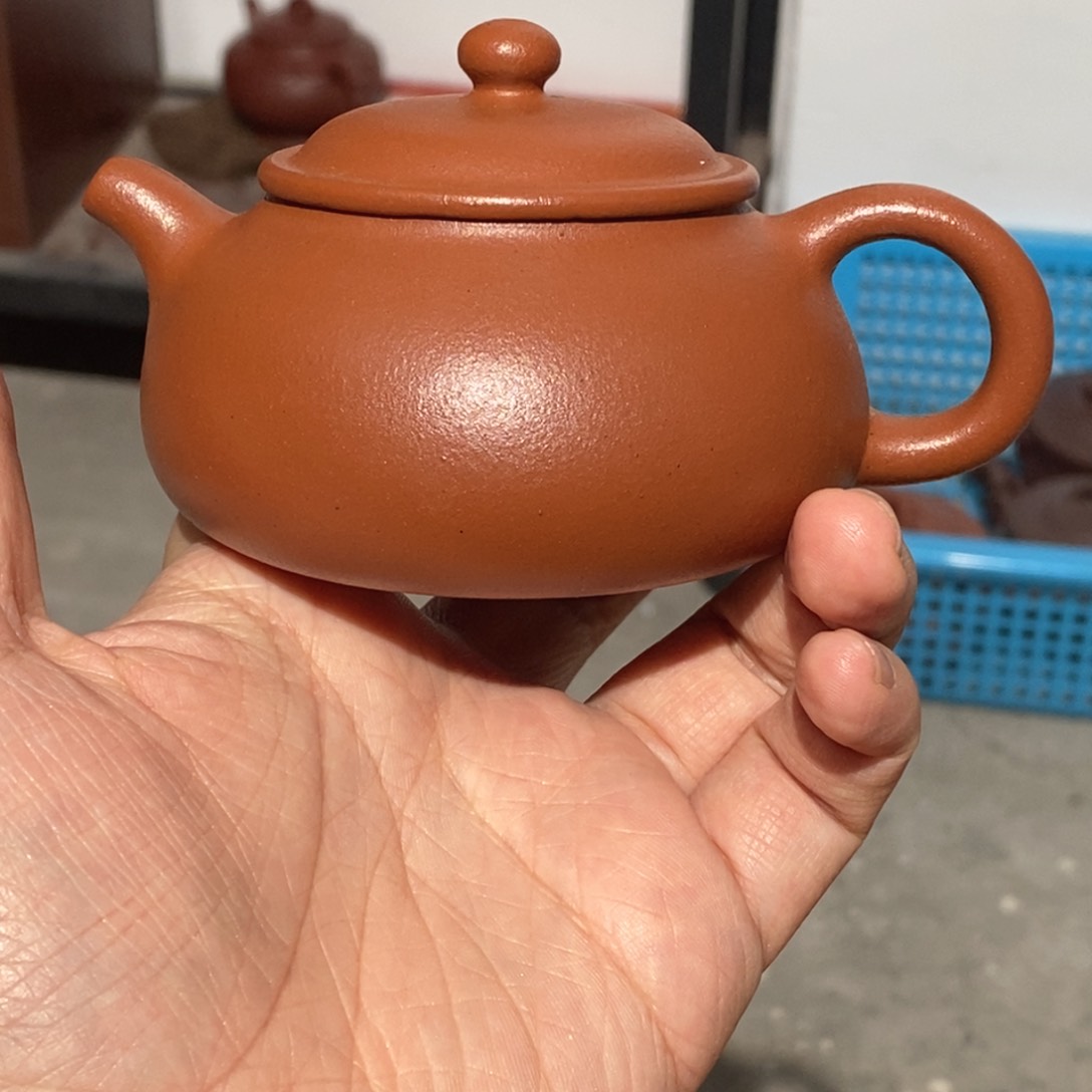 茶壶紫砂紫砂壶。紫砂壶。