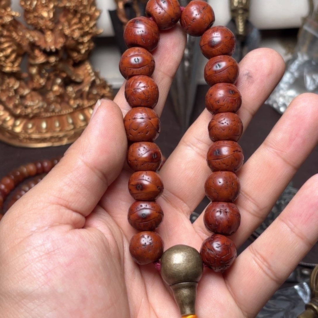 铜星月菩提挂件菩提