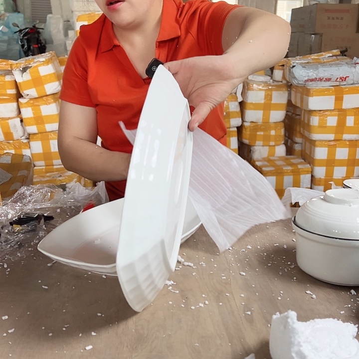 水晶鱼盘2只 孤品清退件破损包赔不补发