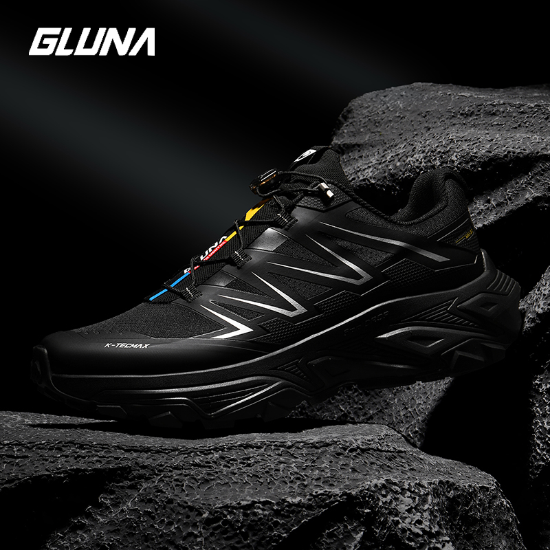 GLUNA哥鲁纳户外越野跑鞋徒步登山鞋减震止滑透气-峰峦3.0