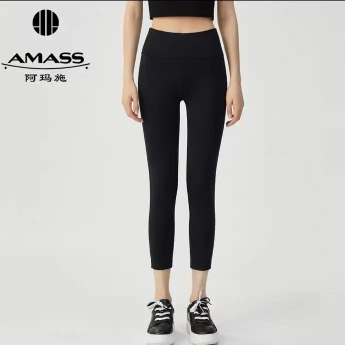 AMASS/阿玛施春新款高腰显瘦休闲百搭春秋打底瑜伽鲨鱼裤 5100430