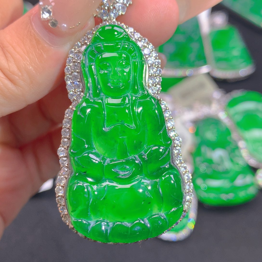 翡翠银S925镶嵌颈饰1111111111