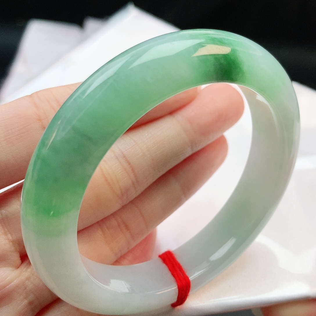 未镶嵌手镯翡翠54圈口882822