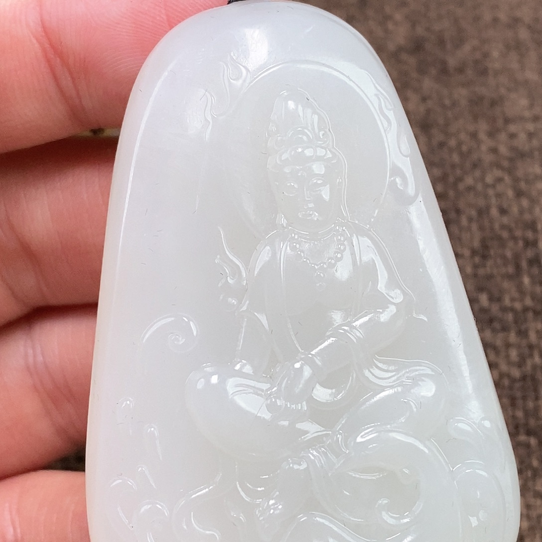 和田玉挂件未镶嵌