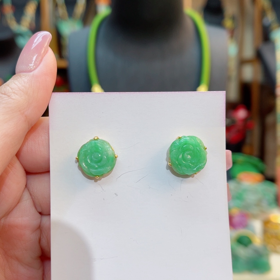 翡翠耳饰合金48小时鉴赏期