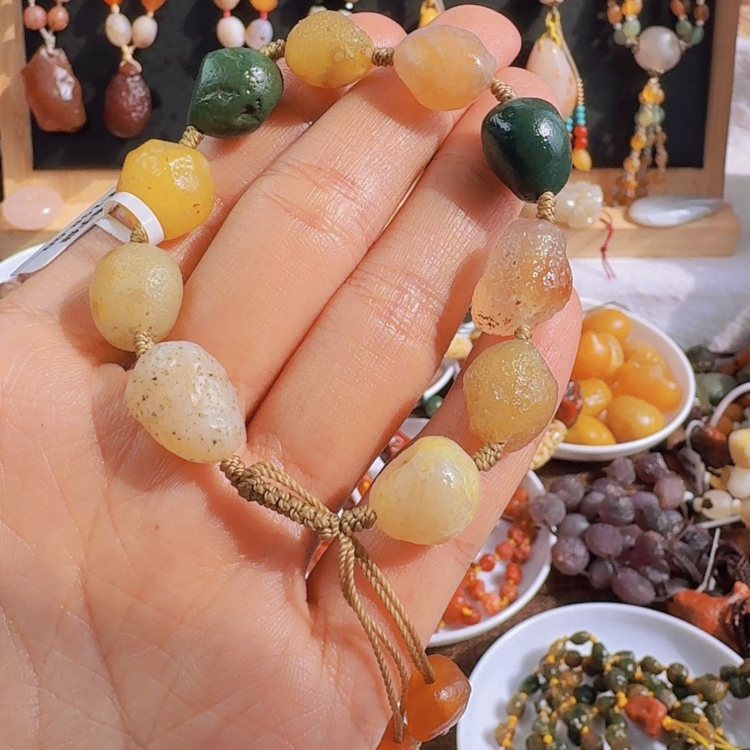 石英石铁合金玛瑙原石精品