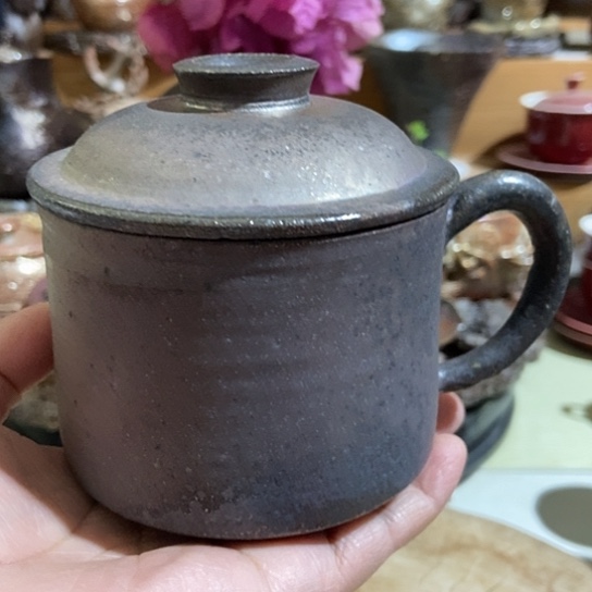 杯水杯柴烧裸烧手作品