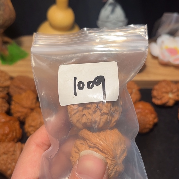 哆***梦把件文玩核桃40 尺  磨盘     1009