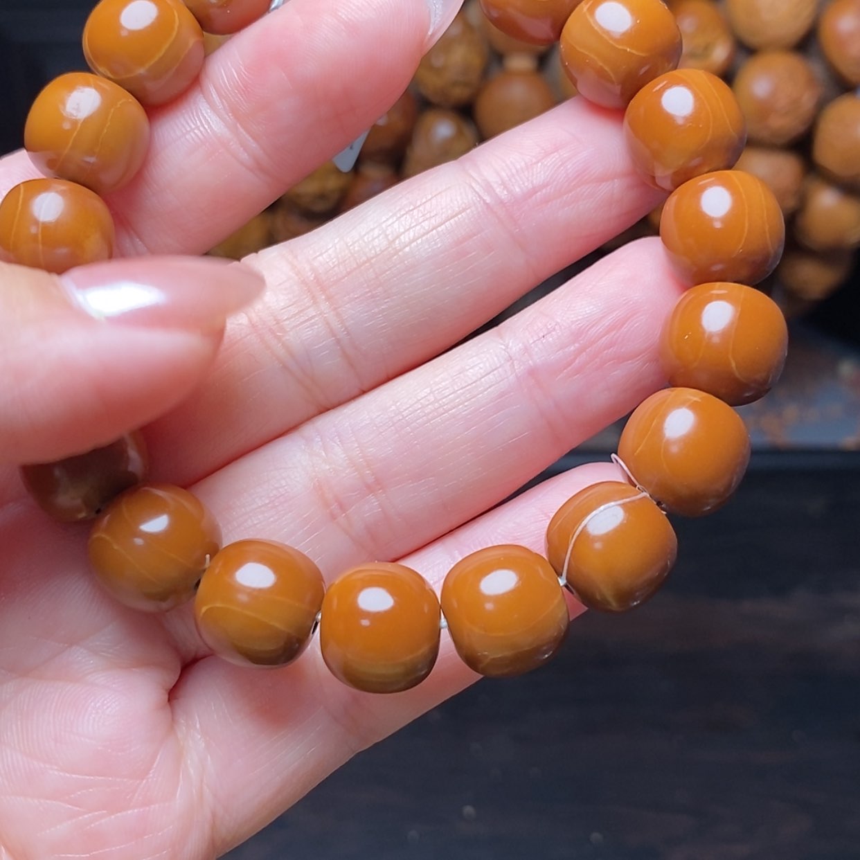 【闪购商品】橄榄核手串/手链?**鼬橄榄核雕工艺