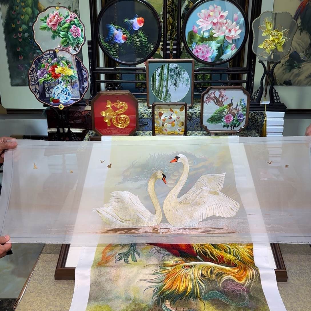 刺绣刺绣工艺精湛