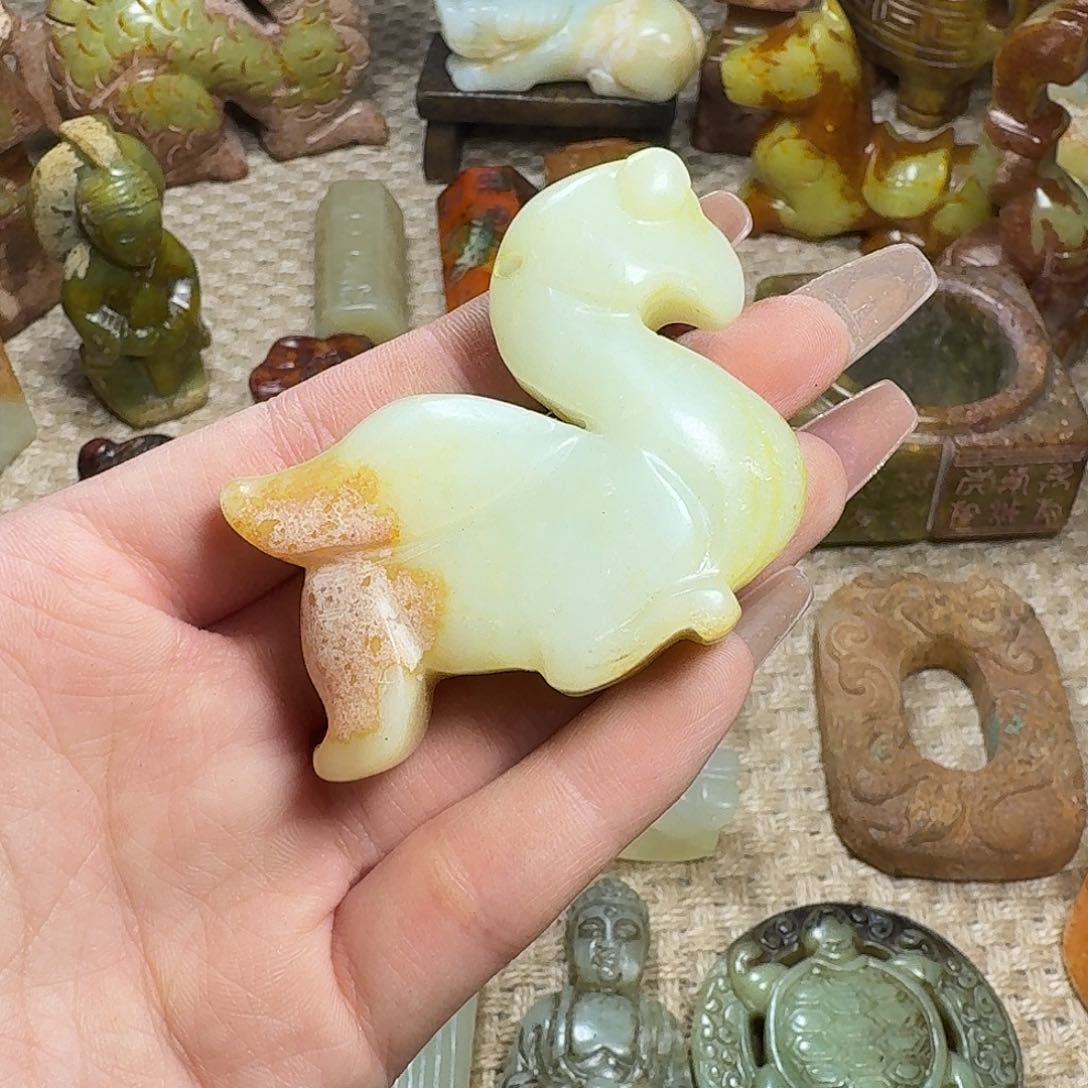 白玉菩提吊坠挂件