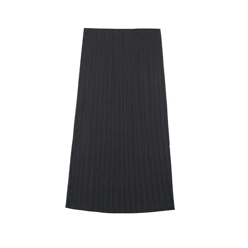 【直播专享】商场同款新品细密褶皱高腰显瘦半裙N162A31127