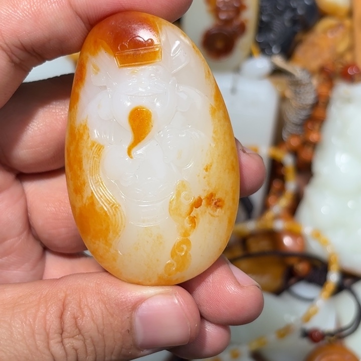 和田玉颈饰未镶嵌