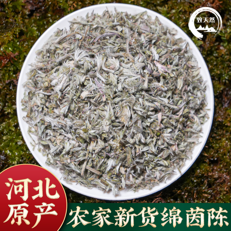 精选原色绵茵陈当季新货白蒿道地原产棉茵陈河北原产另有百合