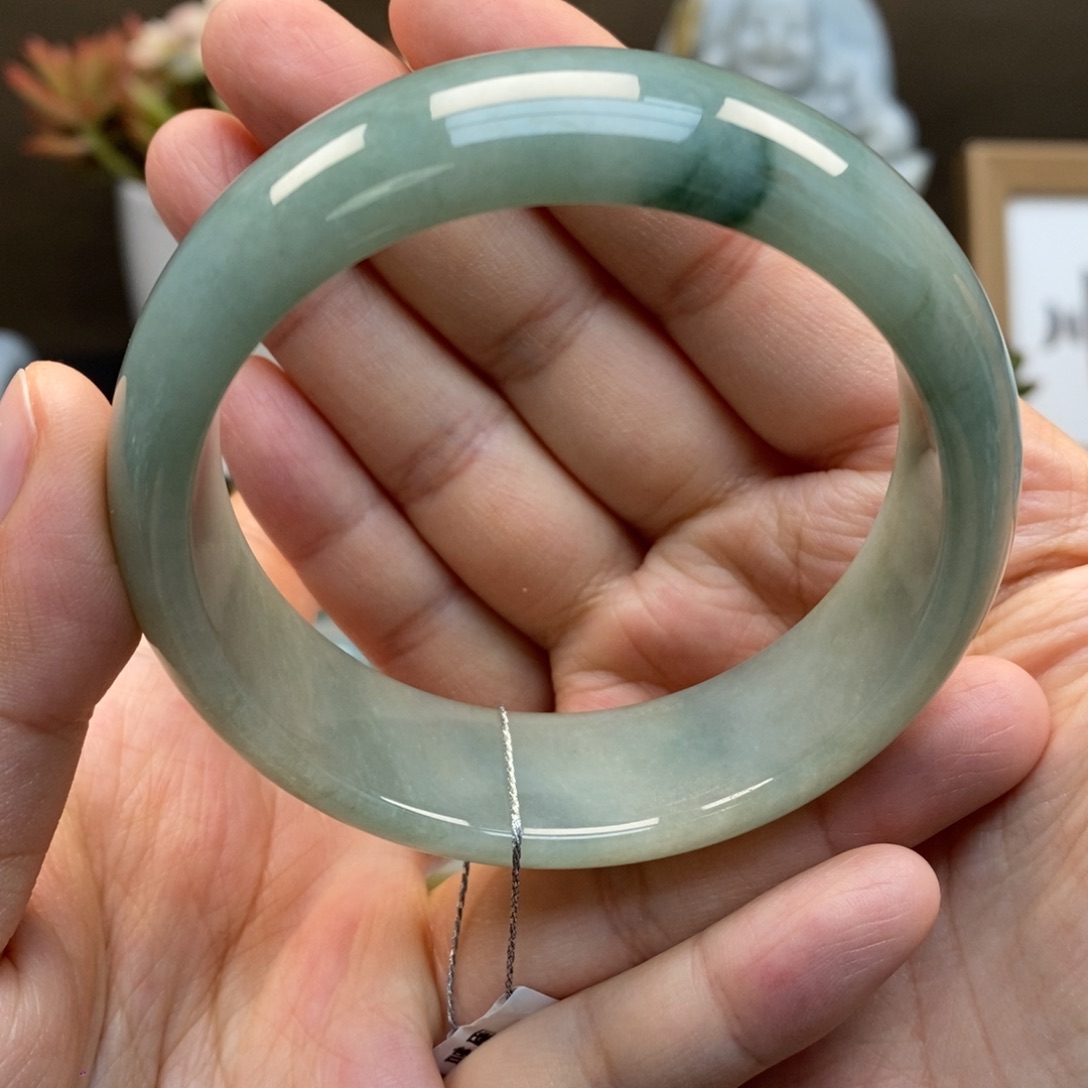 翡翠未镶嵌手镯天然