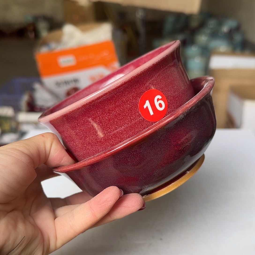 摆件陶郑家钧窑摆件微