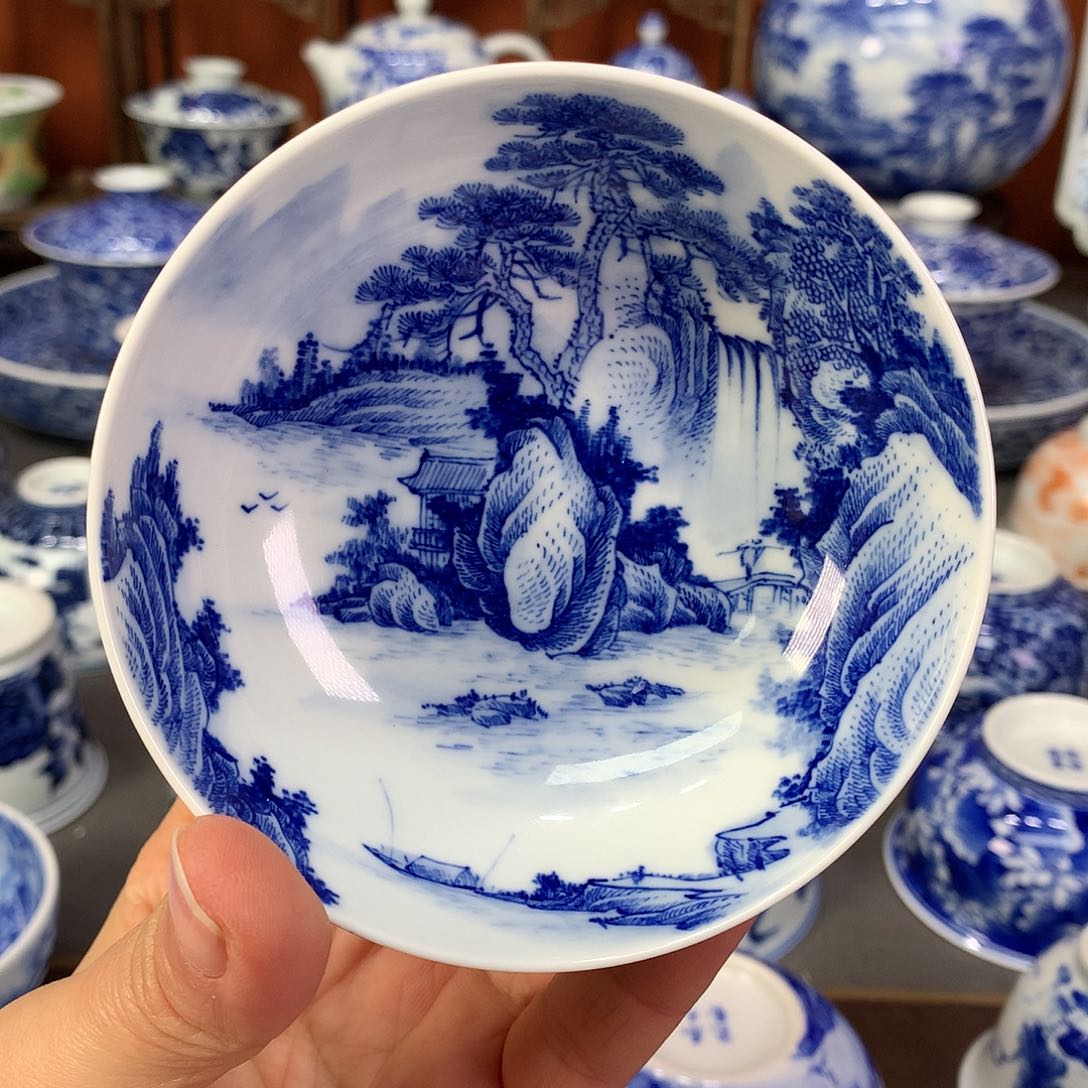 【闪购商品】瓷片景德镇陶瓷主人杯