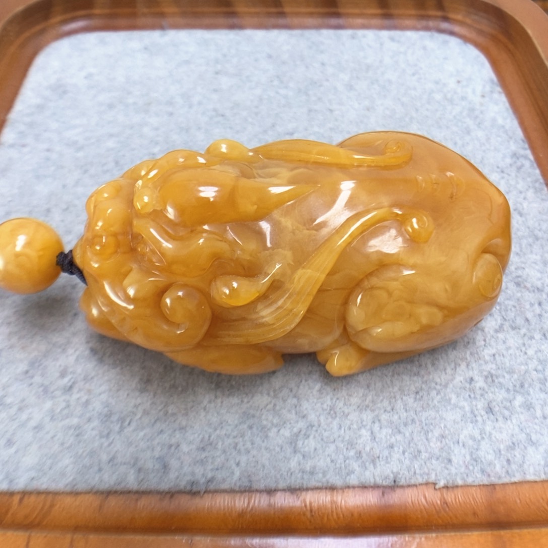 蜜蜡项链未镶嵌蜜蜡吊坠