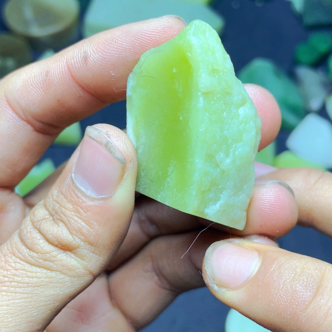 和田玉珠宝半成品未镶嵌