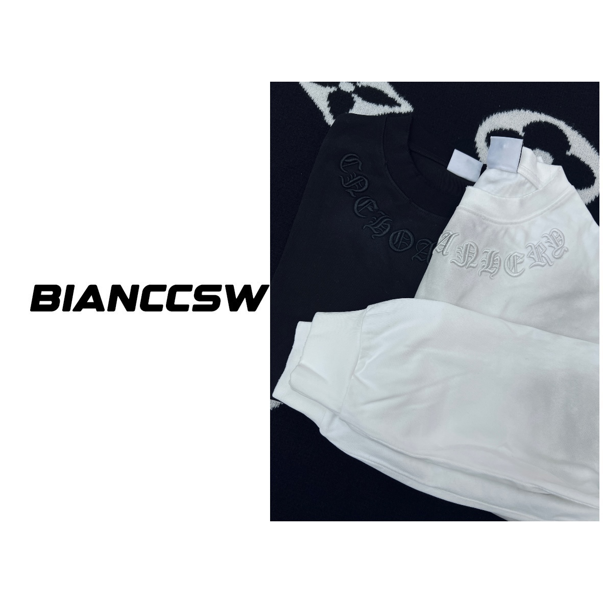 【贴布十字】新款高品质重磅做旧长袖卫衣