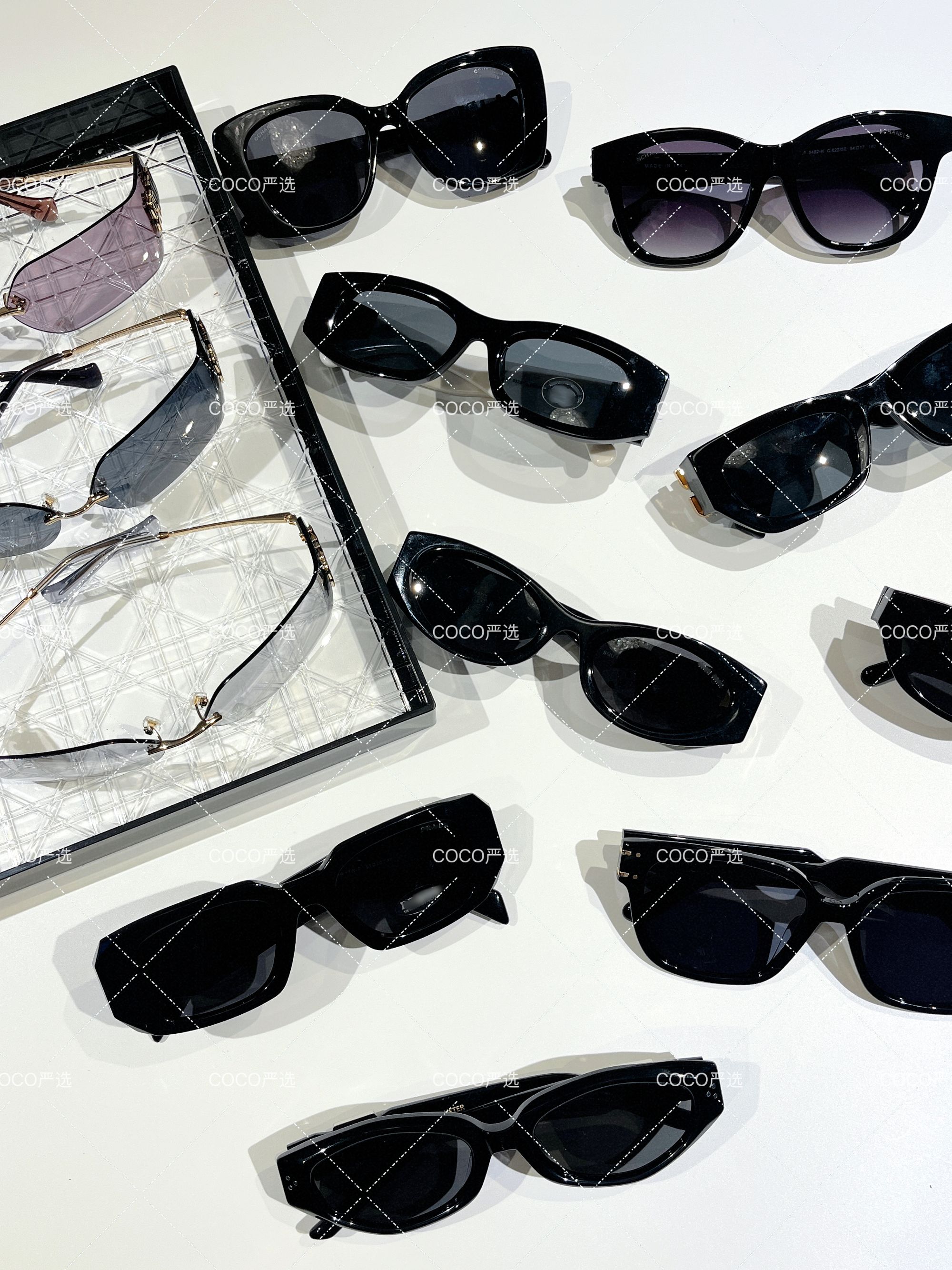 复古网红百搭高端板材时尚简约素颜墨镜男女高清太阳镜