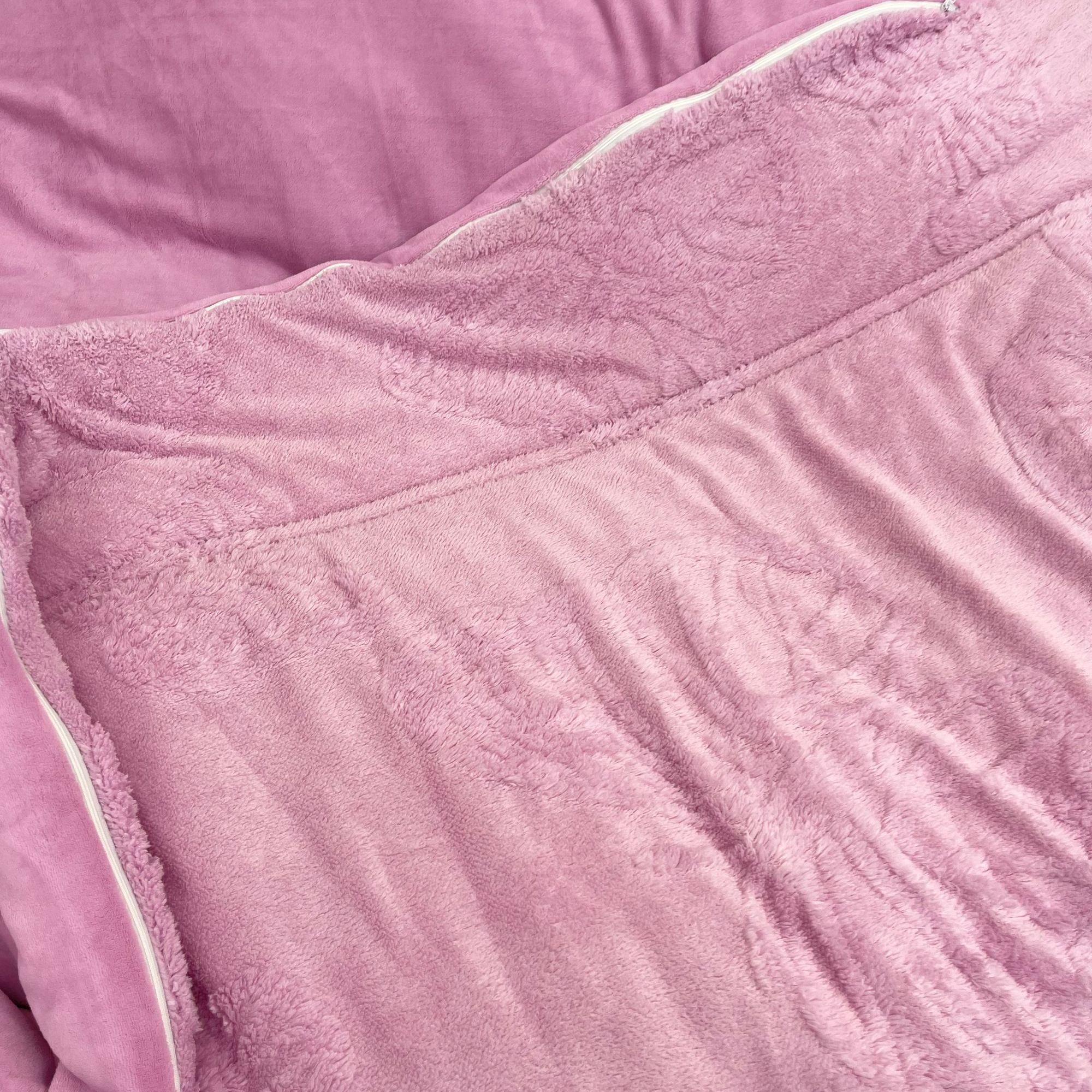 紫色蝴蝶塔芙绒2m-2.3m被套 提花简约大气加厚被套