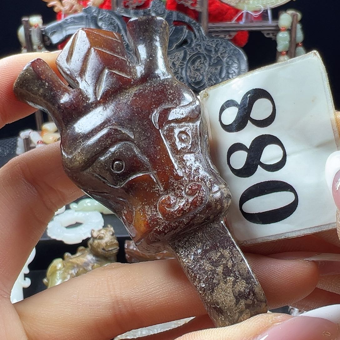 和田玉未镶嵌挂件