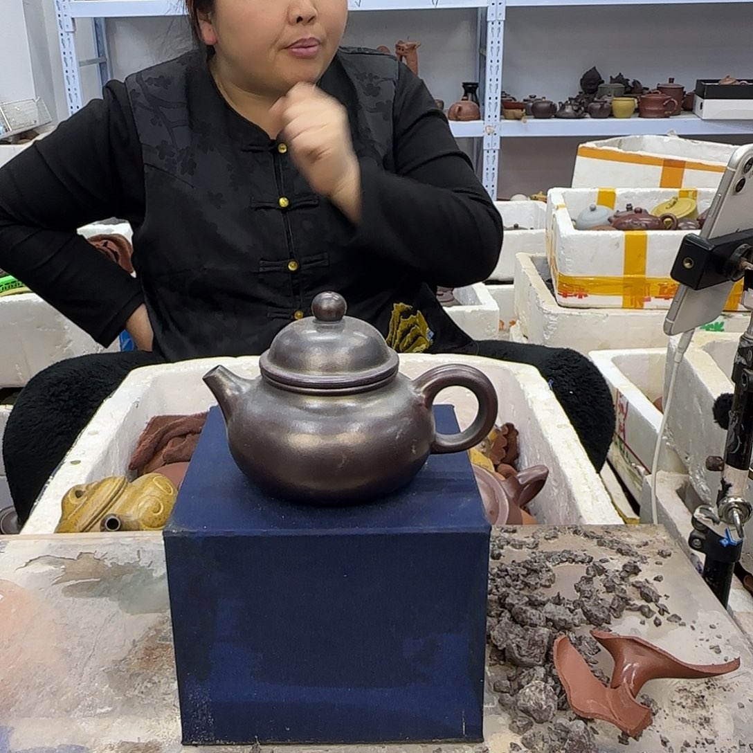 紫砂茶壶宜兴紫砂瑕疵处理