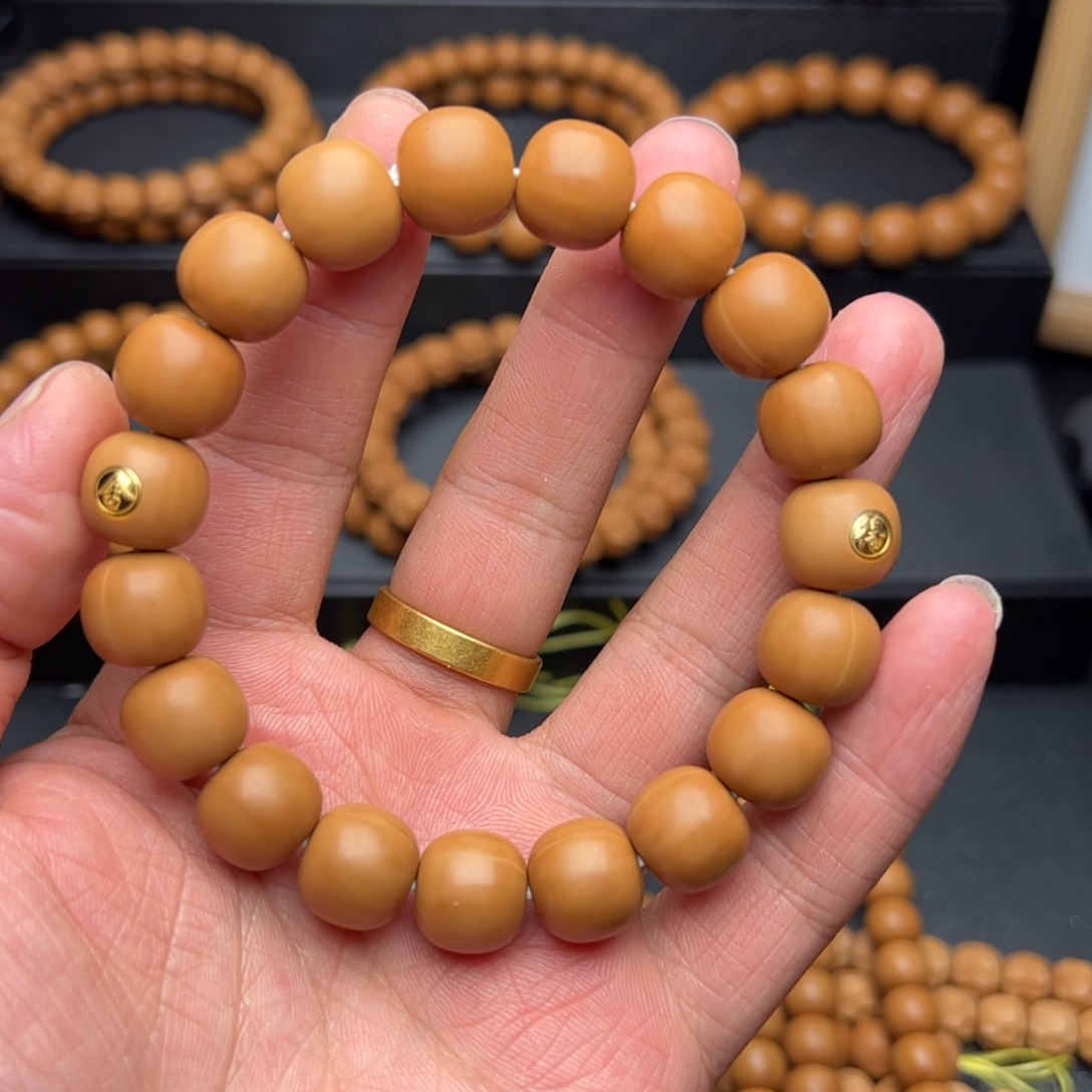 猴头核桃手串沉**安龙岩老型尺寸12.7➕2个标