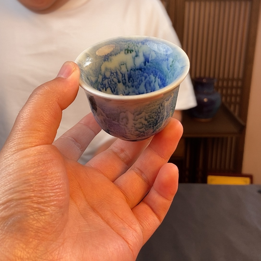 瓷片钧瓷主人杯杯