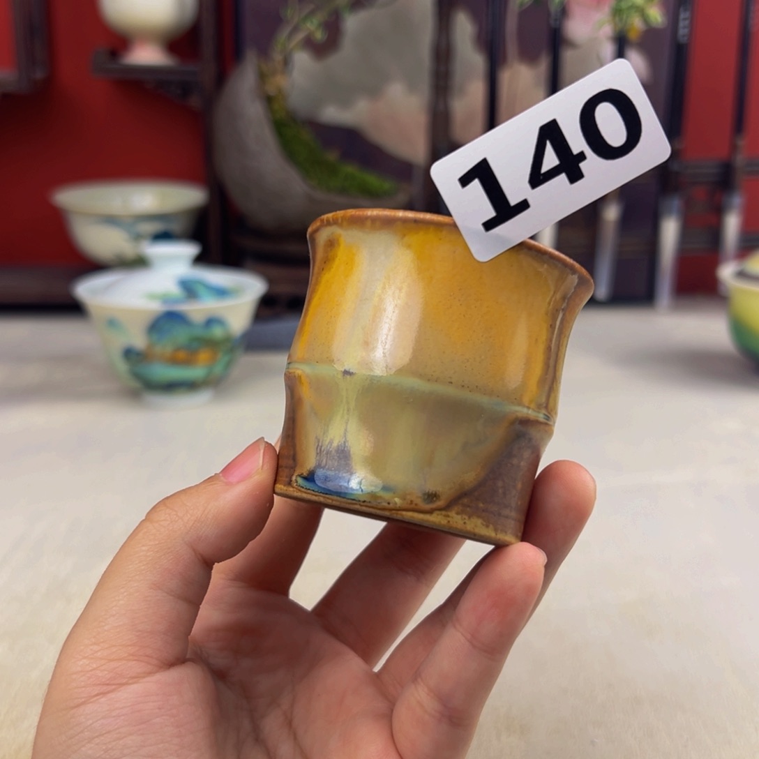 杯子纯手工柴烧主人杯