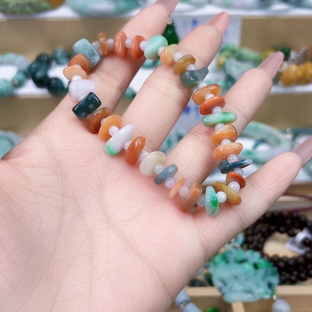 翡翠未镶嵌手链手链