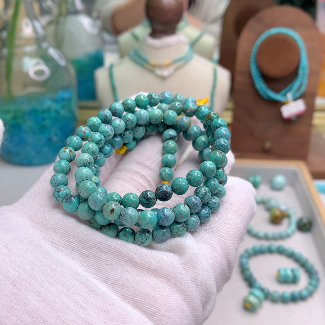 绿松石未镶嵌饰品