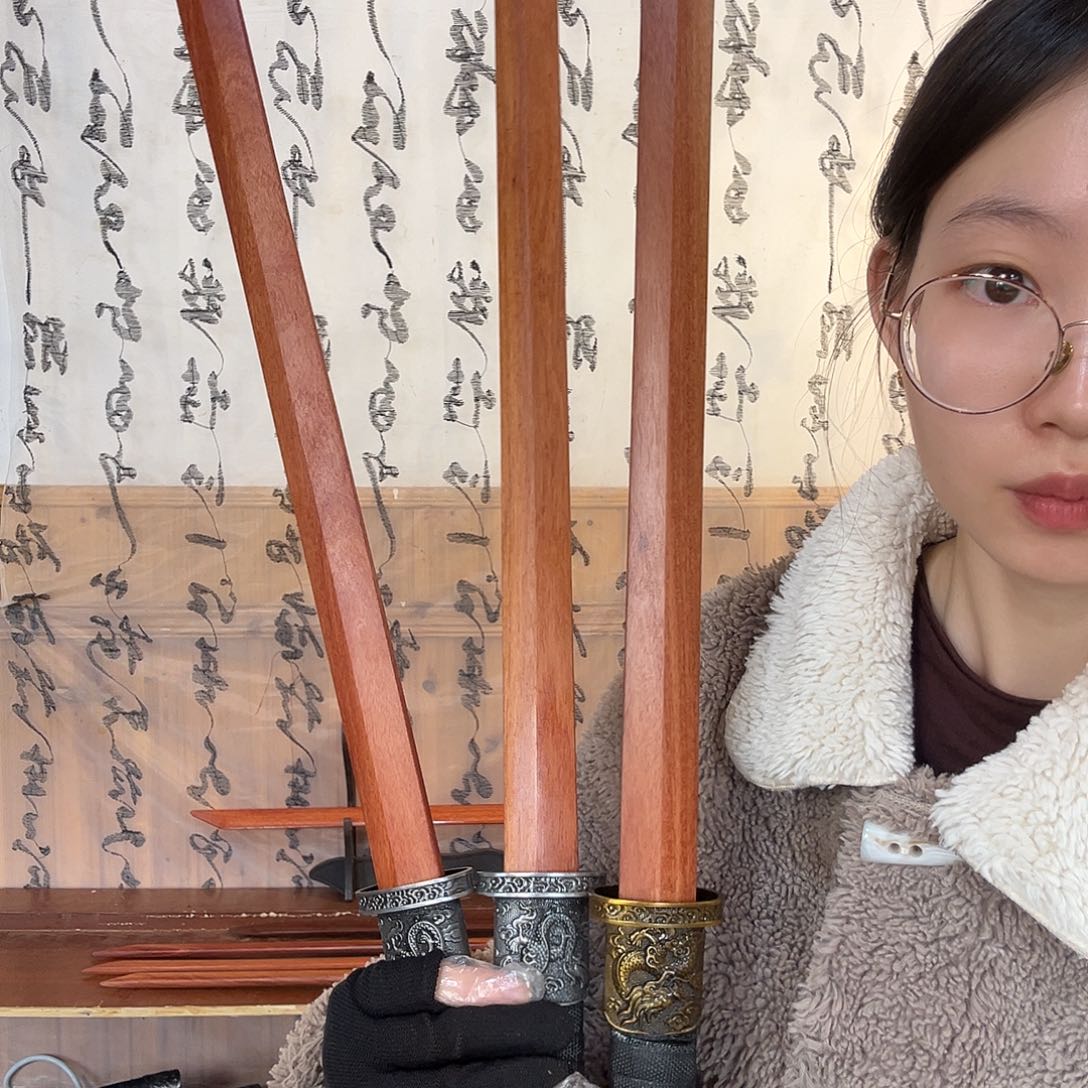 70左右铁力木剑微瑕