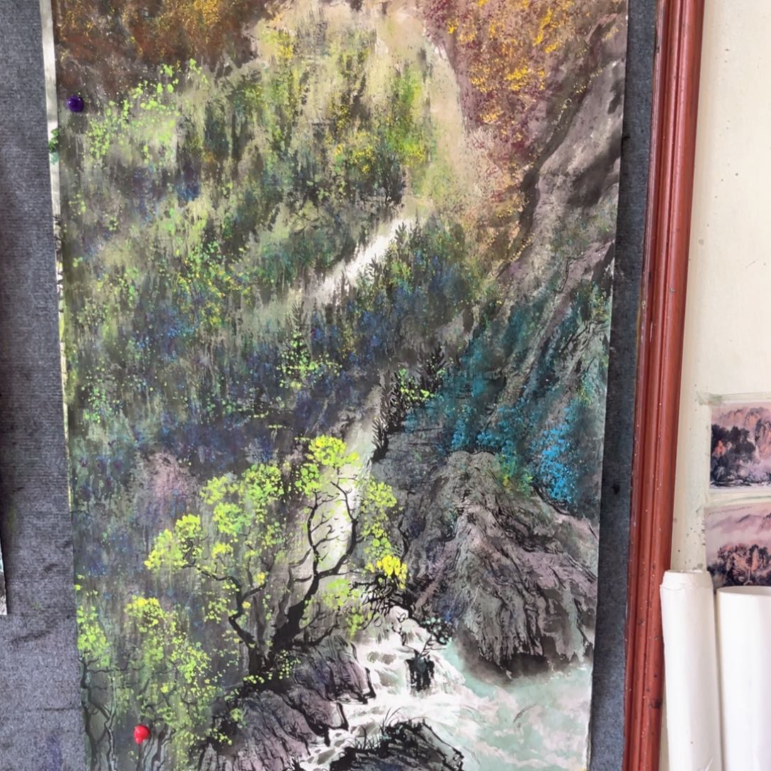 国画原创山水作品欣赏