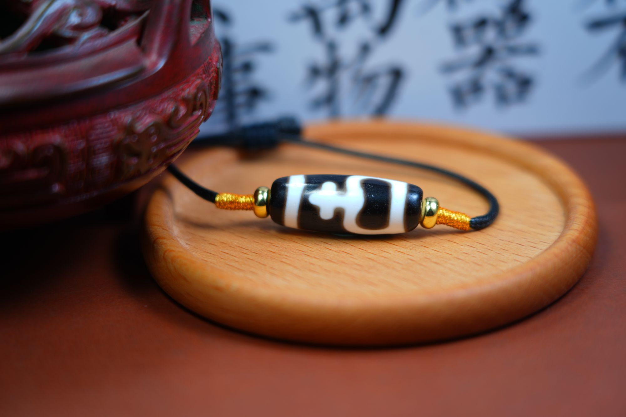 hb18 宝瓶  台珠 极致黑白 可配串 多样性发一