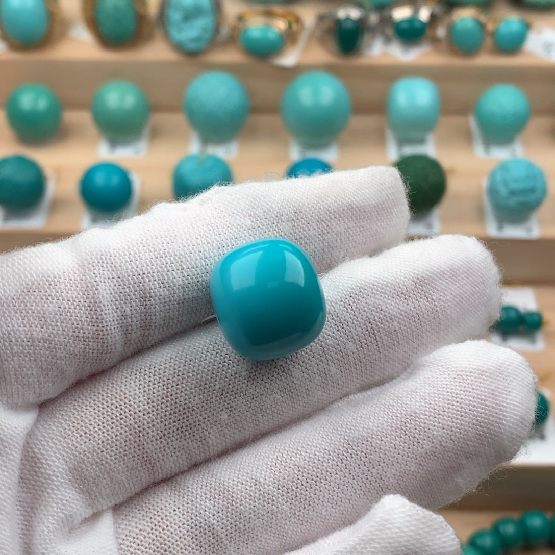 绿松石配饰未镶嵌15.4-14.0