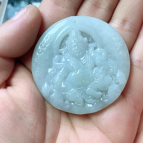 翡翠颈饰未镶嵌天然缅甸翡翠a货