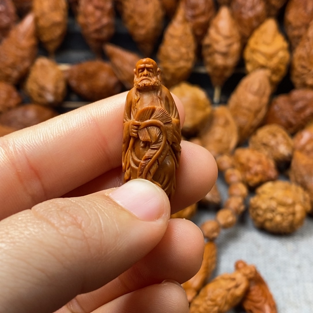 橄榄核手串/手链你*核雕脖挂