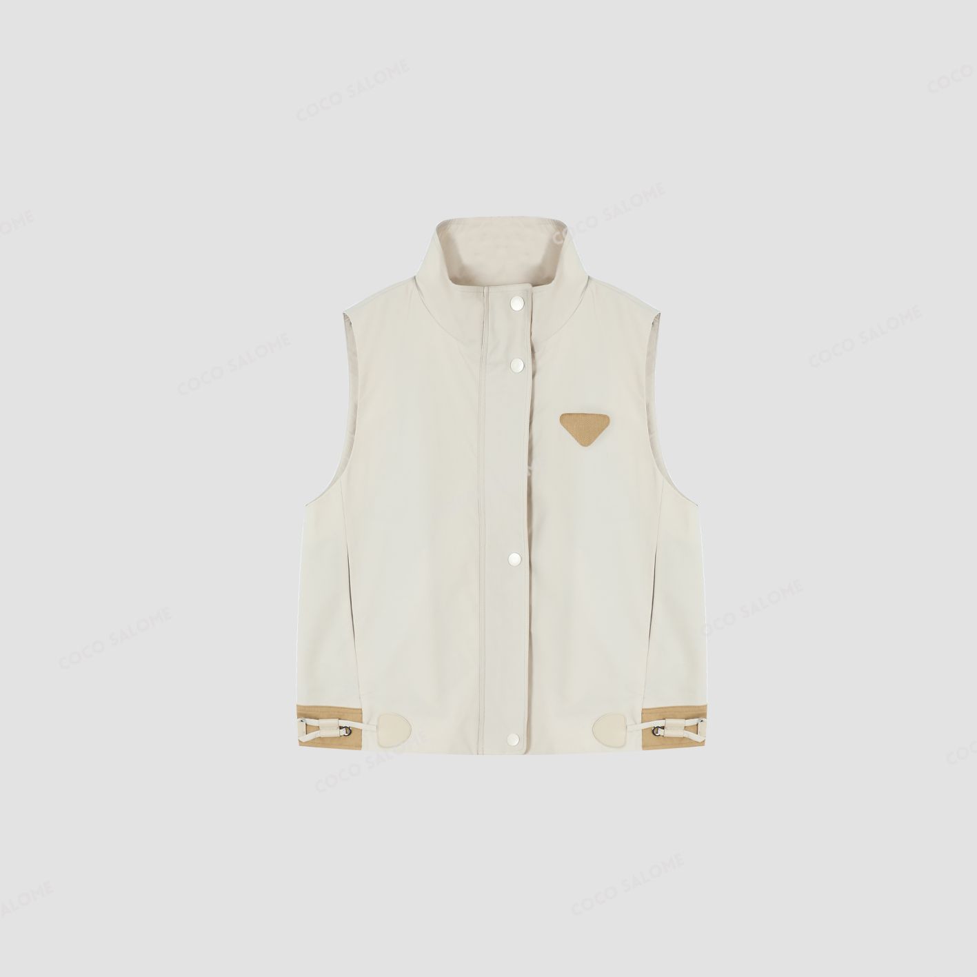 安安推荐【奶酪】126g三防立领休闲百搭简约马甲BY25C50975-MJ