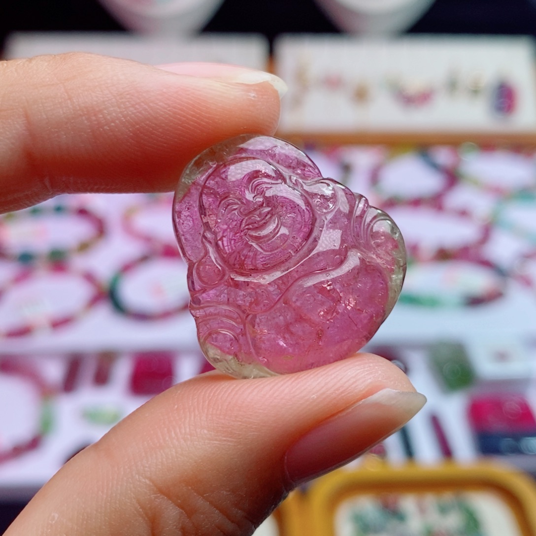 碧玺吊坠未镶嵌碧玺