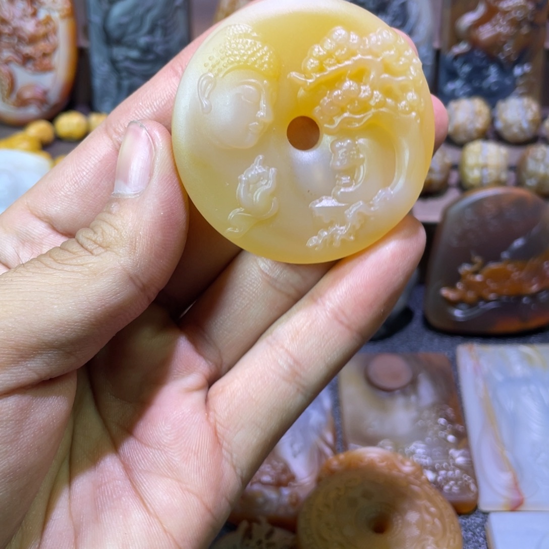玛瑙/玉髓未镶嵌颈饰