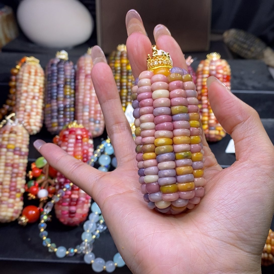 玉?*文玩玉米 马卡龙