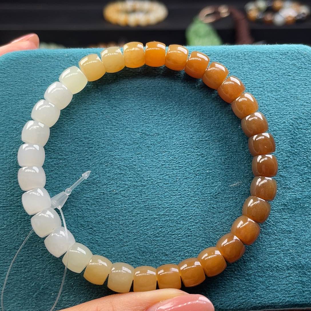 和田玉手串未镶嵌