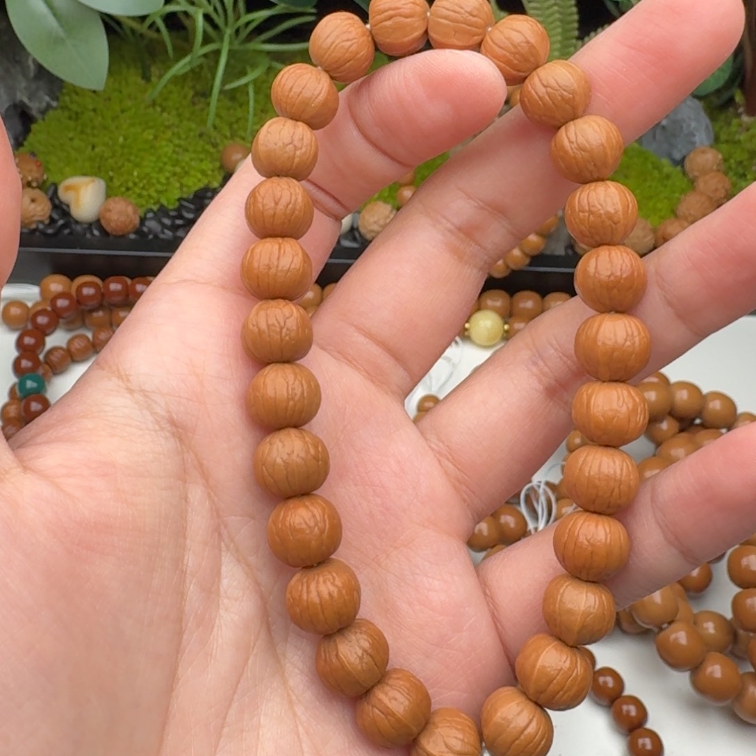 慶***哥猴头核桃把件双鳍南瓜