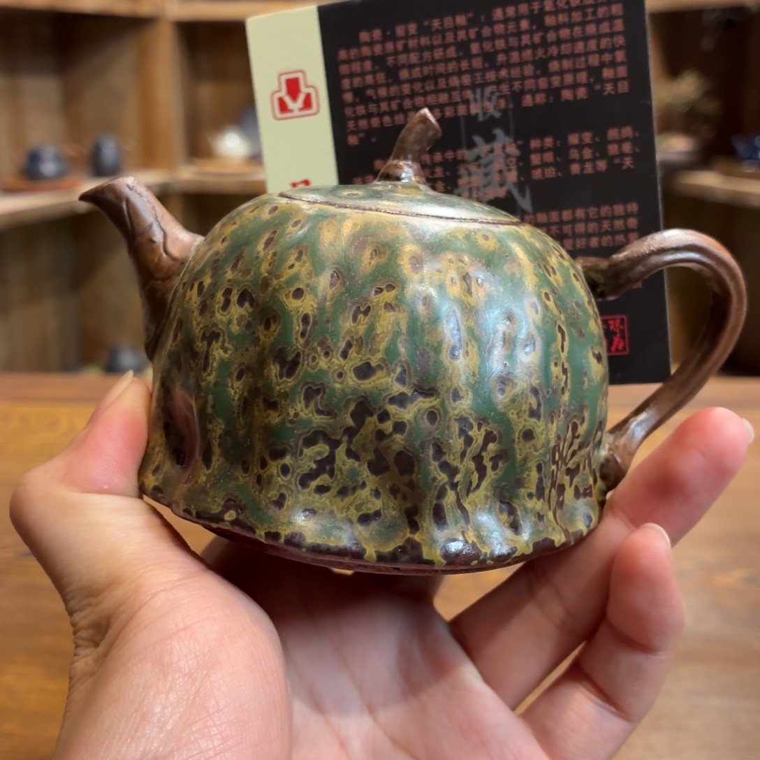 柴烧老岩泥茶器皿